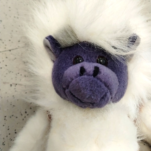 ✓Cotton Top Tamarin Monkey Brown White Wild Republic K & M Int'l Plush 18" Lovey - Picture 5 of 17
